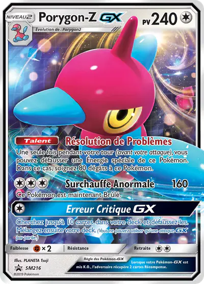Image de la carte Pokemon Porygon-Z GX SM216/248