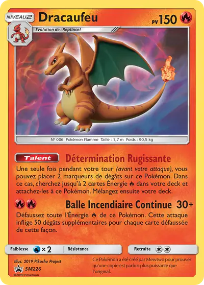 Image de la carte Pokemon Dracaufeu SM226/248