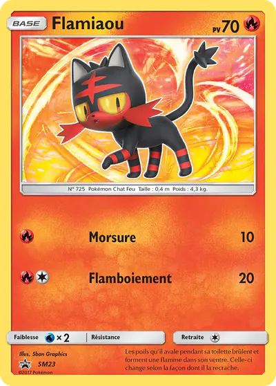 Image de la carte Pokemon Flamiaou SM23/248