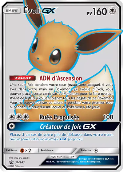 Image de la carte Pokemon Évoli GX SM242/248