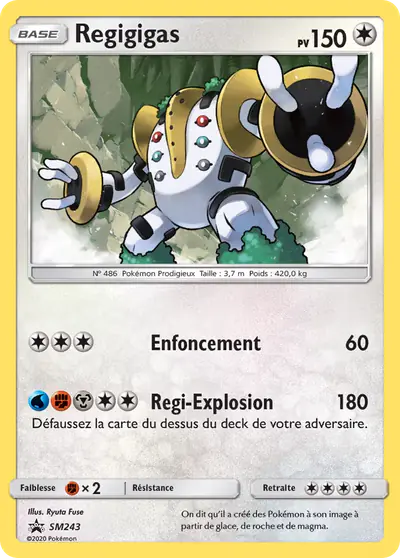 Image de la carte Pokemon Regigigas SM243/248