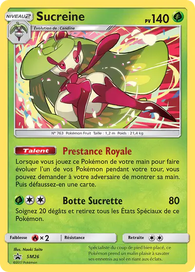 Image de la carte Pokemon Sucreine SM26/248