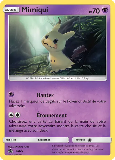 Image de la carte Pokemon Mimiqui SM29/248