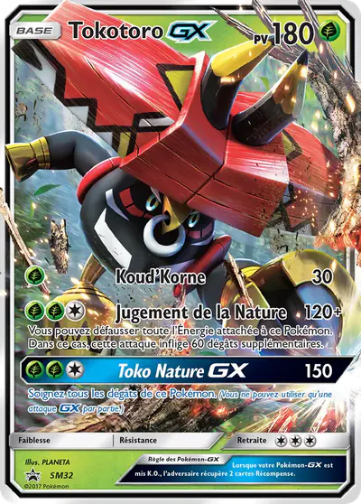 Image de la carte Pokemon Tokotoro GX SM32/248