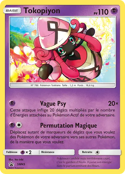 Image de la carte Pokemon Tokopiyon SM45/248