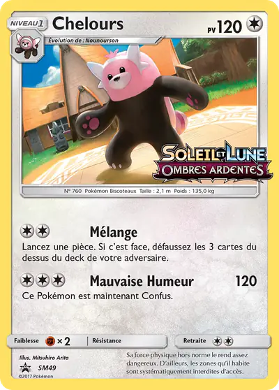Image de la carte Pokemon Chelours SM49/248