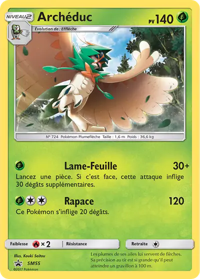 Image de la carte Pokemon Archéduc SM55/248