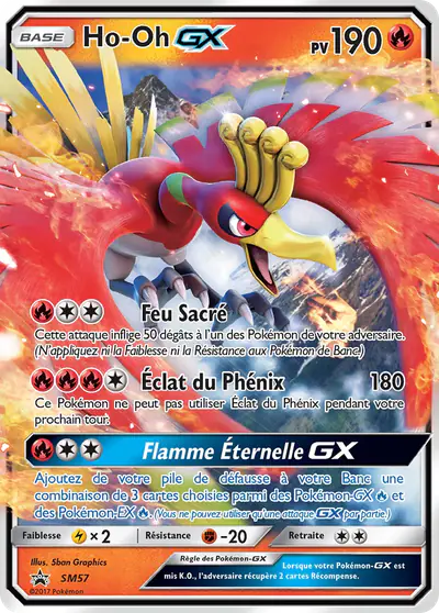 Image de la carte Pokemon Ho-Oh GX SM57/248