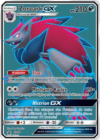 Image de la carte Pokemon Zoroark GX SM84/248