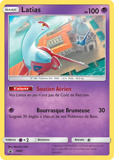Image de la carte Pokemon Latias SM87/248