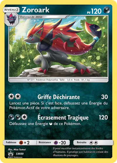 Image de la carte Pokemon Zoroark SM89/248