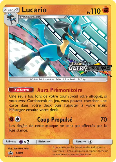 Image de la carte Pokemon Lucario SM95/248