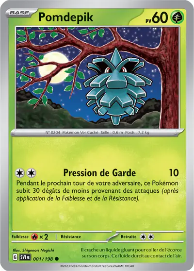 Image de la carte Pokemon Pomdepik 001/198