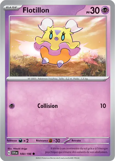 Image de la carte Pokemon Flotillon 100/198