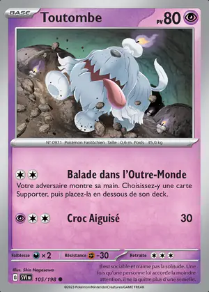 Toutombe 105/198