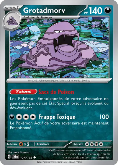 Image de la carte Pokemon Grotadmorv 127/198