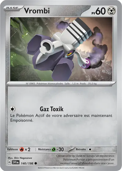 Image de la carte Pokemon Vrombi 140/198