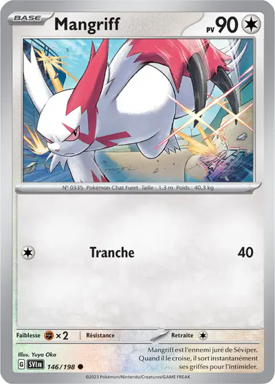 Image de la carte Pokemon Mangriff 146/198