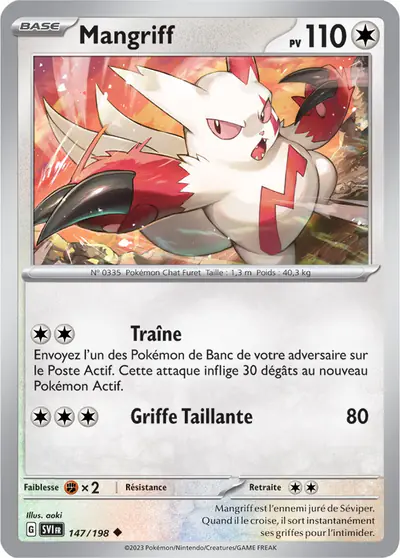 Image de la carte Pokemon Mangriff 147/198