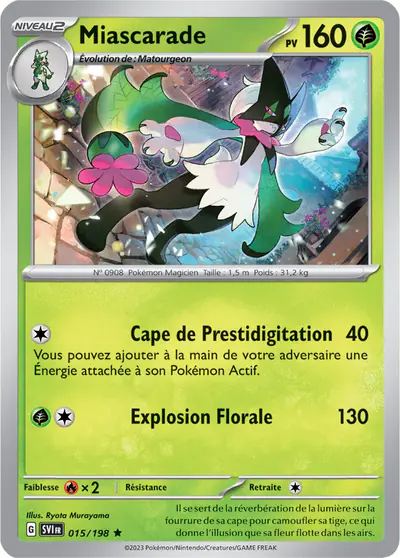Image de la carte Pokemon Miascarade 015/198