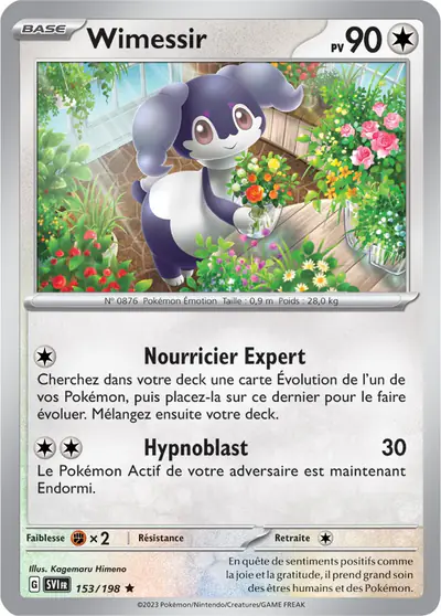 Image de la carte Pokemon Wimessir 153/198