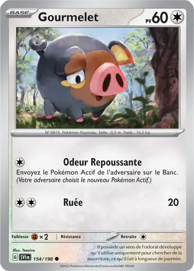 Image de la carte Pokemon Gourmelet 154/198
