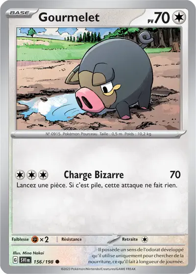 Image de la carte Pokemon Gourmelet 156/198
