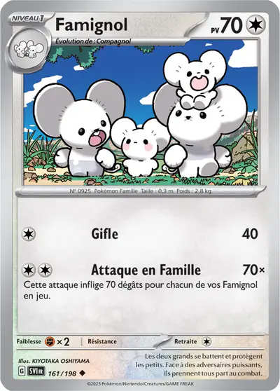 Image de la carte Pokemon Famignol 161/198