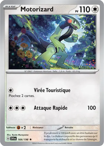 Image de la carte Pokemon Motorizard 164/198