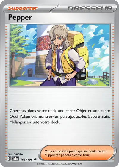 Image de la carte Pokemon Pepper 166/198