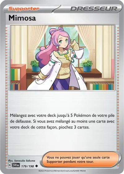 Image de la carte Pokemon Mimosa 179/198