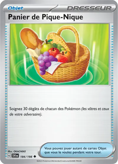 Image de la carte Pokemon Panier de Pique-Nique 184/198