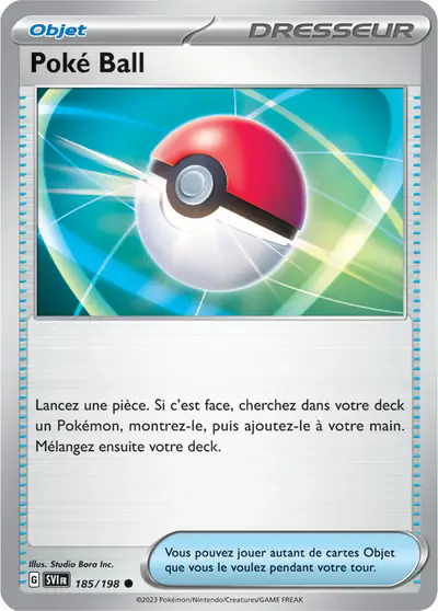 Image de la carte Pokemon Poké Ball 185/198