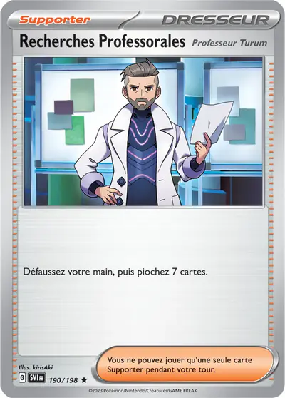 Image de la carte Pokemon Recherches Professorales 190/198
