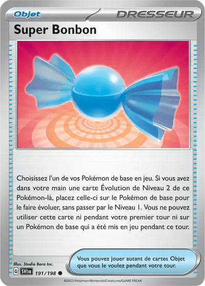 Image de la carte Pokemon Super Bonbon 191/198