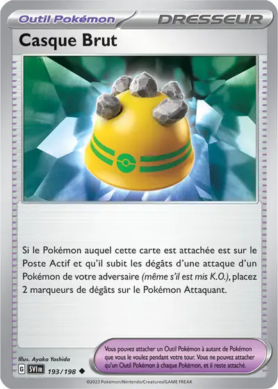 Image de la carte Pokemon Casque Brut 193/198