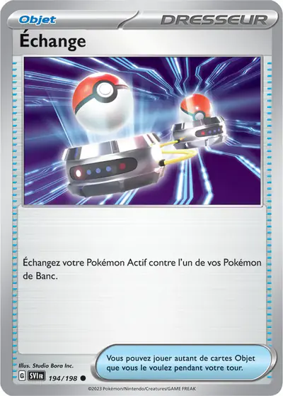 Image de la carte Pokemon Échange 194/198