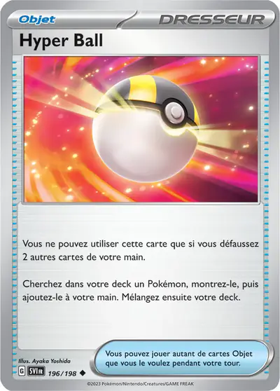 Image de la carte Pokemon Hyper Ball 196/198