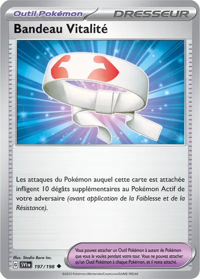 Image de la carte Pokemon Bandeau Vitalité 197/198