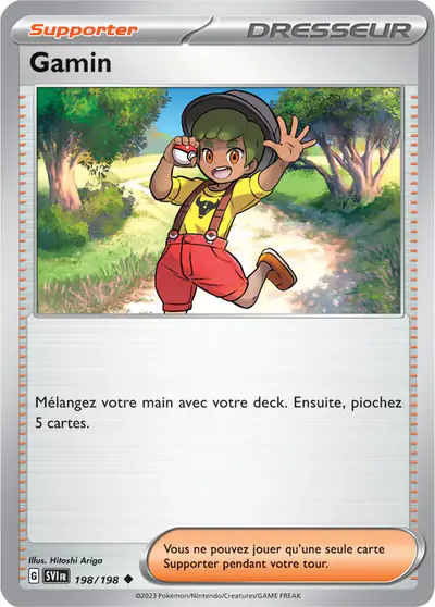 Image de la carte Pokemon Gamin 198/198