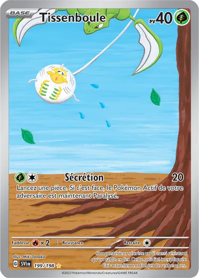 Image de la carte Pokemon Tissenboule 199/198