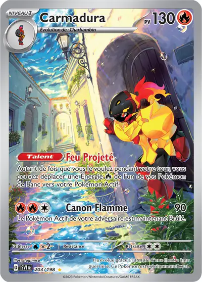 Image de la carte Pokemon Carmadura 203/198