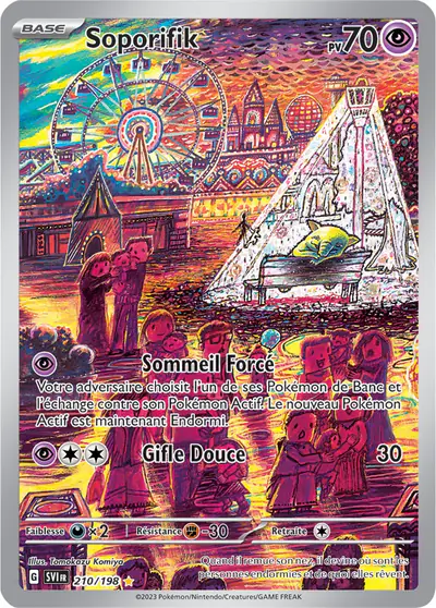 Image de la carte Pokemon Soporifik 210/198