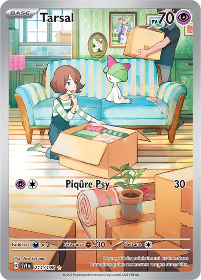 Image de la carte Pokemon Tarsal 211/198