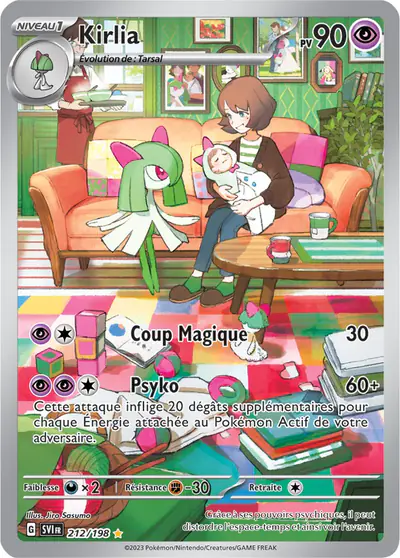 Image de la carte Pokemon Kirlia 212/198