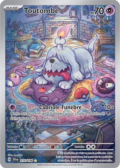 Image de la carte Pokemon Toutombe 214/198