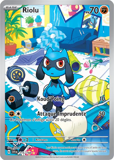 Image de la carte Pokemon Riolu 215/198