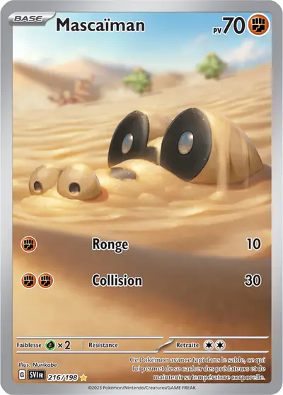 Image de la carte Pokemon Mascaïman 216/198