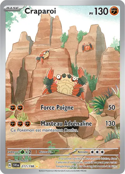 Image de la carte Pokemon Craparoi 217/198