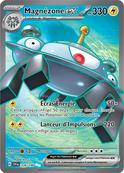 Image de la carte Pokemon Magnézone ex 226/198